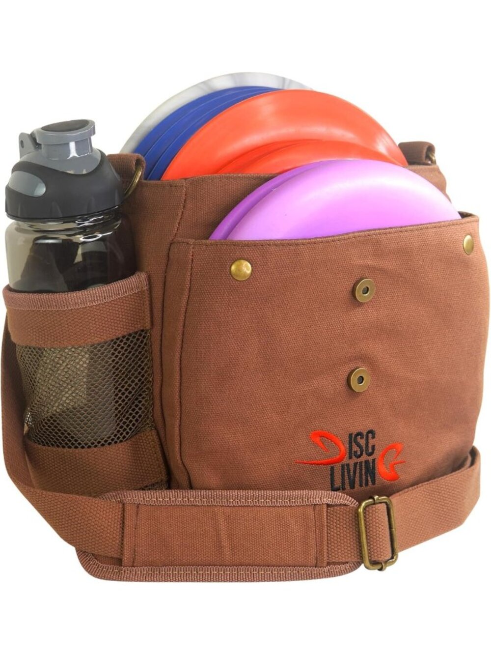 Lightweight Disc Golf Bag | Easy Carry Frisbee Holder | Fits 10 Discs | Durable
